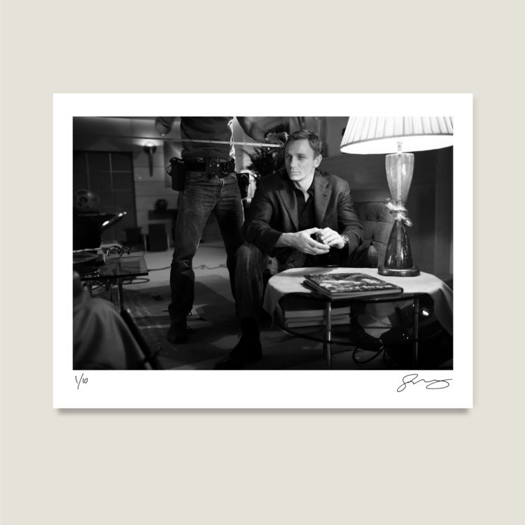 007, gwp, greg williams photography, james bond, on set, photographic prints, limited edition, signed prints, eon, daniel craig