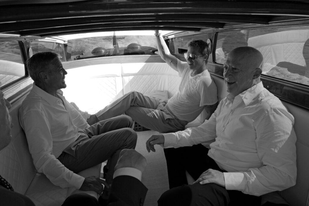 brad pitt, greg williams, george clooney, wolfs, venice film festival