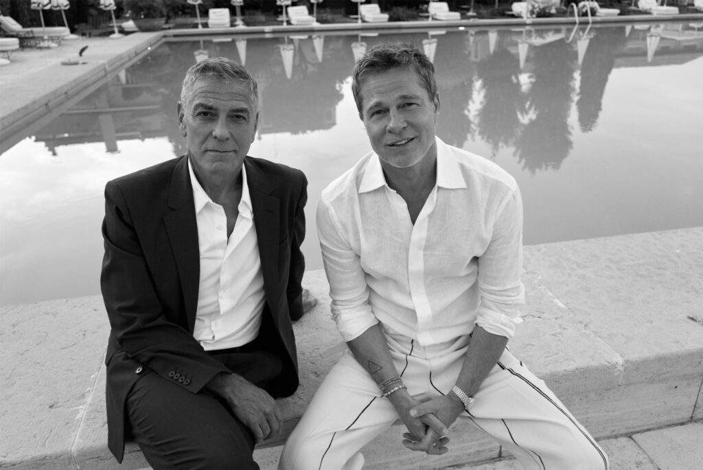 brad pitt, greg williams, george clooney, wolfs, venice film festival