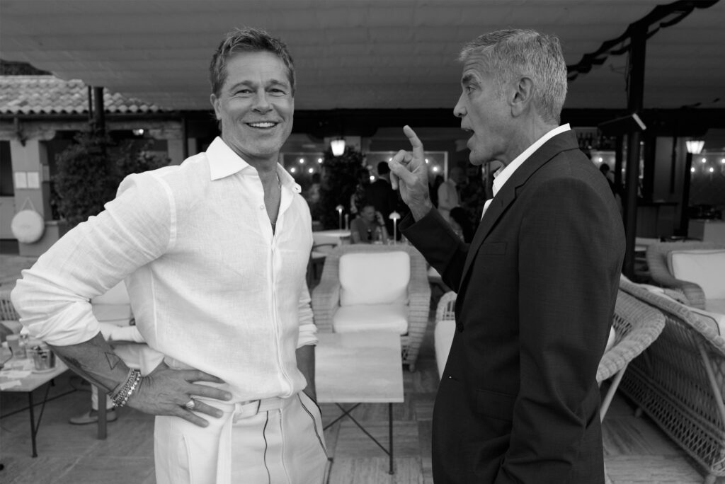 brad pitt, greg williams, george clooney, wolfs, venice film festival